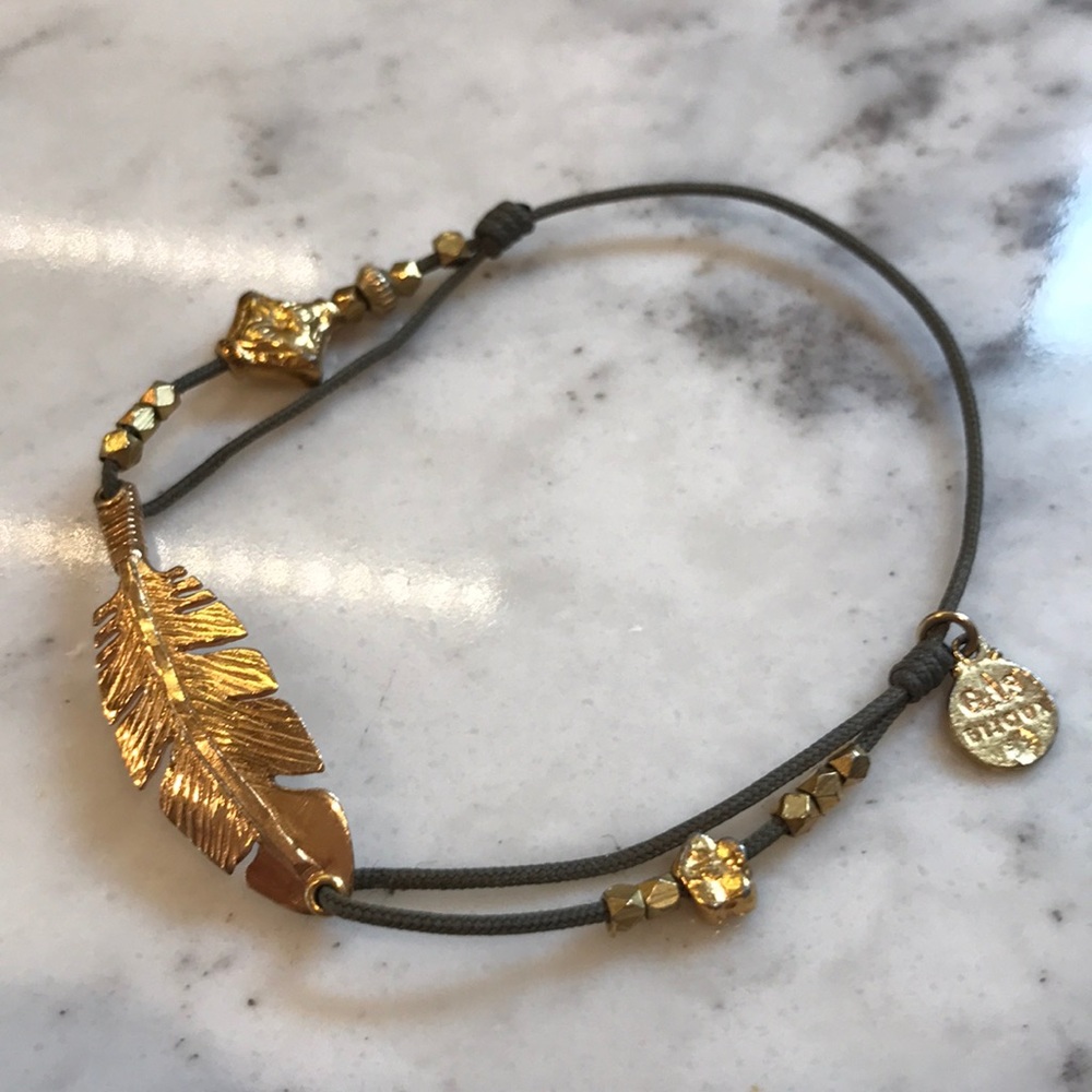 Gas Bijoux Feather Bracelet